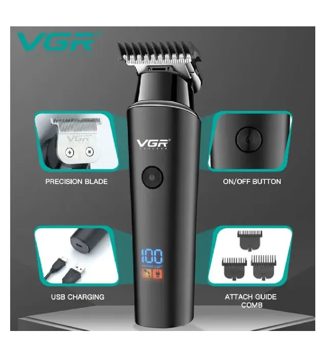 تصویر  ماشین اصلاح موی سر و صورت وی جی ار مدل Professional V_00937