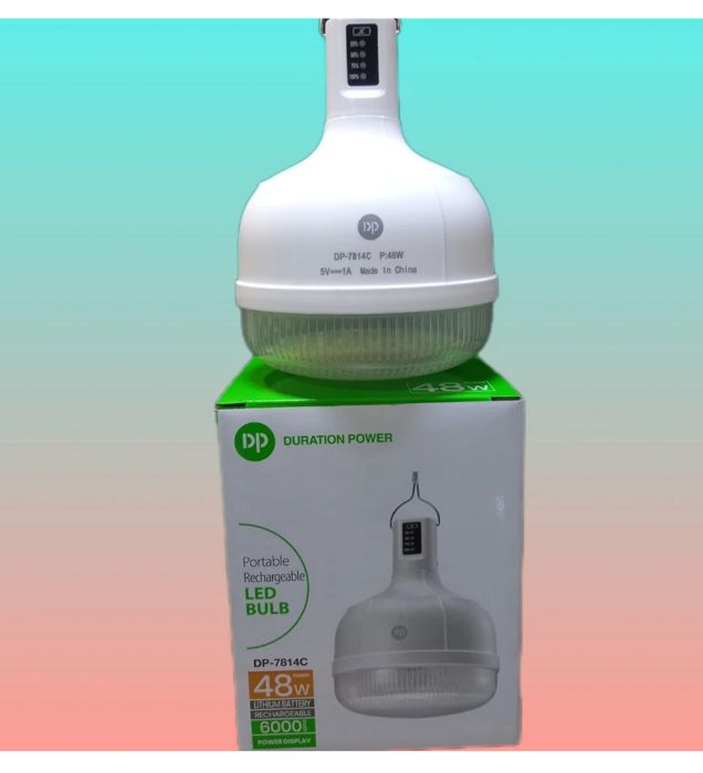 تصویر  لامپ ال ای دی 48 وات دی پی مدل 7814C شارژی پایه آویز