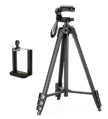تصویر  سه پایه دوربین عکاسی نست مدل NT-510 به همراه گیره نگهدارنده موبایل
