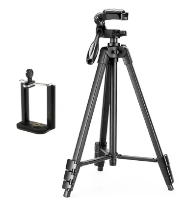 تصویر  سه پایه دوربین عکاسی نست مدل NT-510 به همراه گیره نگهدارنده موبایل