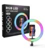 تصویر  رینگ لایت RGB مدل MJ26 به همراه پایه
