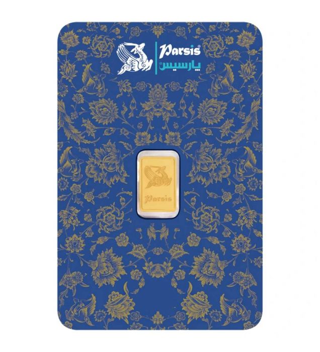 تصویر  شمش طلا 24 عیار 0.1 گرمی پارسیس مدل R-1403-1