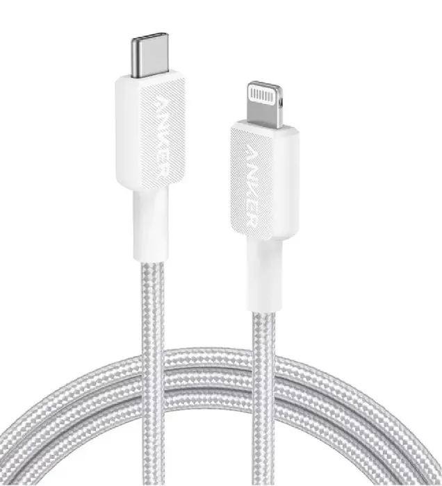 تصویر  کابل شارژ USB-C به لایتنینگ انکر مدل A81B5 طول 0.9 متر