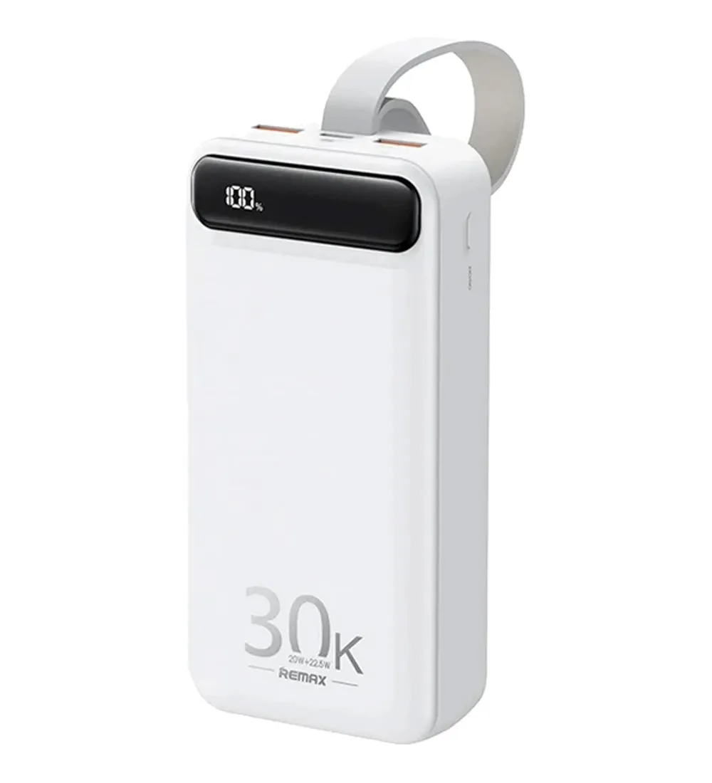 تصویر  پاوربانک 22.5W ریمکس مدل RPP-522 ظرفیت 30000 میلی آمپر ساعت