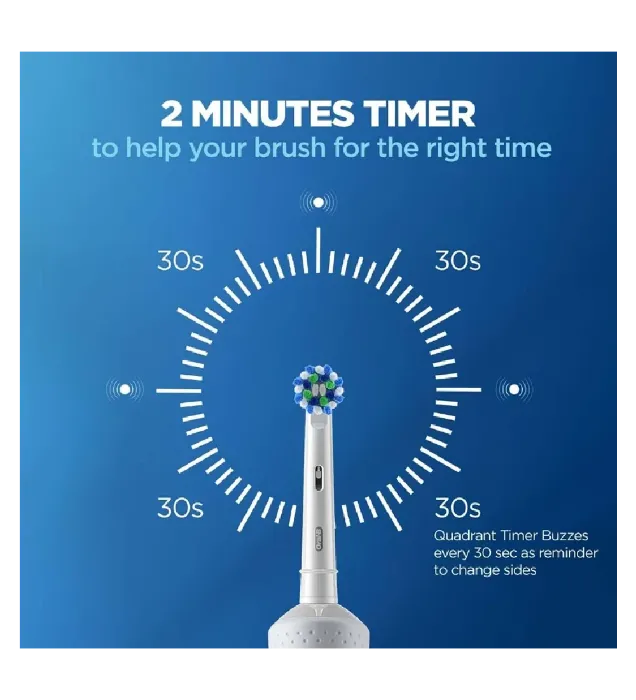 تصویر  مسواک برقی اورال-بی مدل Cross Action Vitality 100