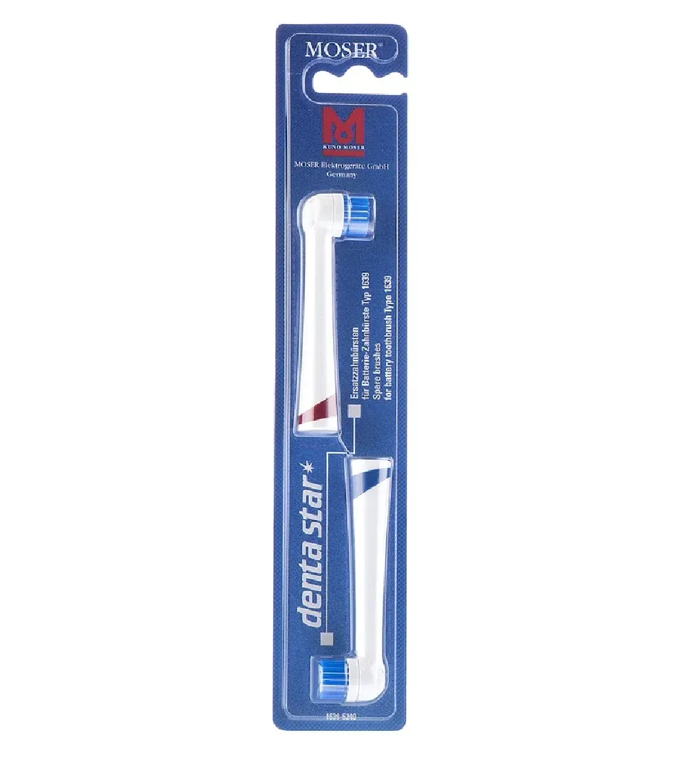 تصویر  سری مسواک برقی موزر مدل Denta Star 1639 بسته 2 عددی