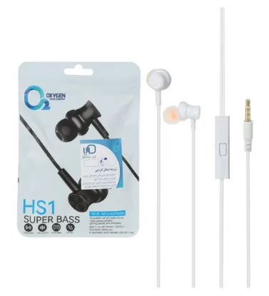 تصویر  هندزفری سیمی اکسیژن مدل HS1