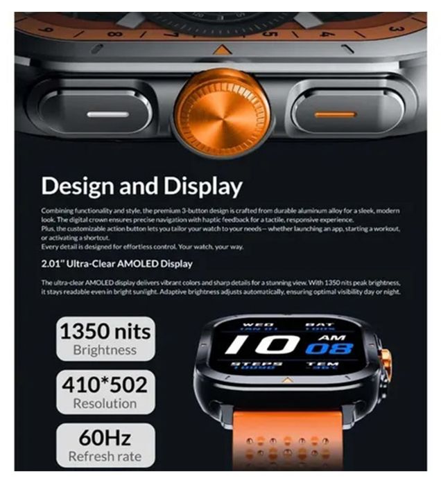 تصویر  ساعت هوشمند گلوریمی GX Trace