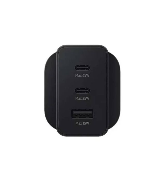 تصویر  شارژر دیواری سه پورت سامسونگ 65 وات مدل Power Adapter Trio EP-T6530 (سه پین)