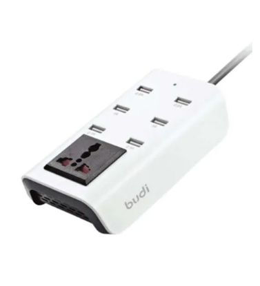 تصویر  شارژر دیواری بودی 24 وات 6 پورت مدل AC302UW به همراه کابل 1.5 متری