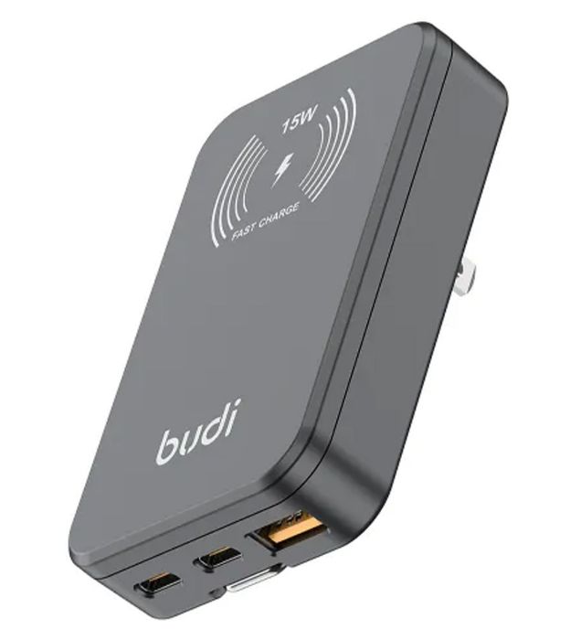 تصویر  شارژر وایرلس دیواری 30W سه پورت بودی مدل AC336WSB