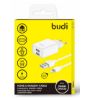 تصویر  شارژر دیواری 12W بودی مدل AC356ELW به همراه کابل USB به Lightning