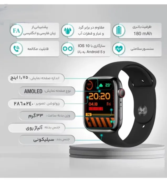 تصویر  ساعت هوشمند هیوامی Alan Mini