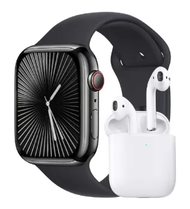 تصویر  ساعت هوشمند ورنا W46 Max به همراه هندزفری