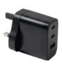 تصویر  شارژر دیواری جی بی کیو سه پورت 65 وات مدل WC-607