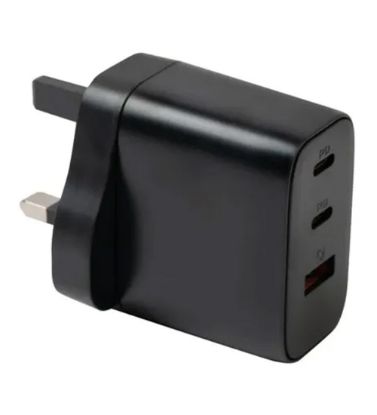 نمایش جزئیات برای شارژر دیواری جی بی کیو سه پورت 65 وات مدل WC-607 تصویر شارژر دیواری جی بی کیو سه پورت 65 وات مدل WC-607
