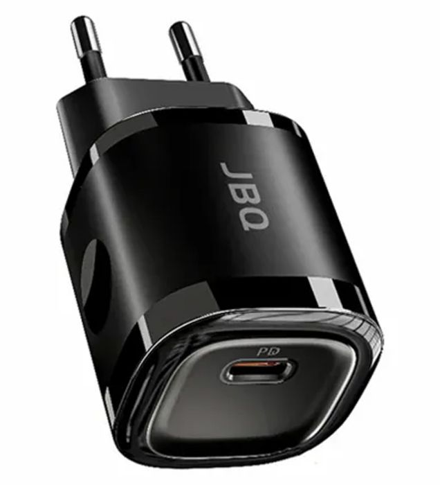 تصویر  شارژر دیواری 20 وات جی بی کیو مدل HC-DP20 به همراه کابل USB-C به Lightning