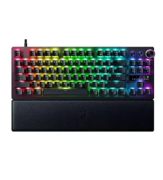 تصویر  کیبورد با سیم گیمینگ ریزر مدل Huntsman V3 Pro TKL
