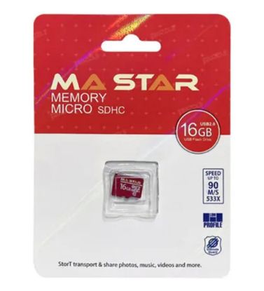 تصویر  کارت حافظه میکرو اس دی ام ای استار مدل MicroSDHC CL10 533X ظرفیت 16 گیگابایت