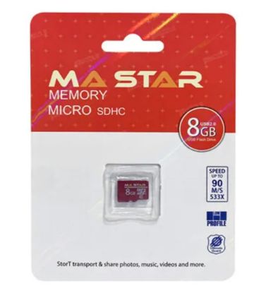 تصویر  کارت حافظه میکرو اس دی ام ای استار مدل MicroSDHC CL10 533X ظرفیت 8 گیگابایت