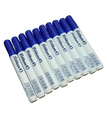 تصویر  ماژیک وایت برد پلیکان مدل 418f بسته 10 عددی