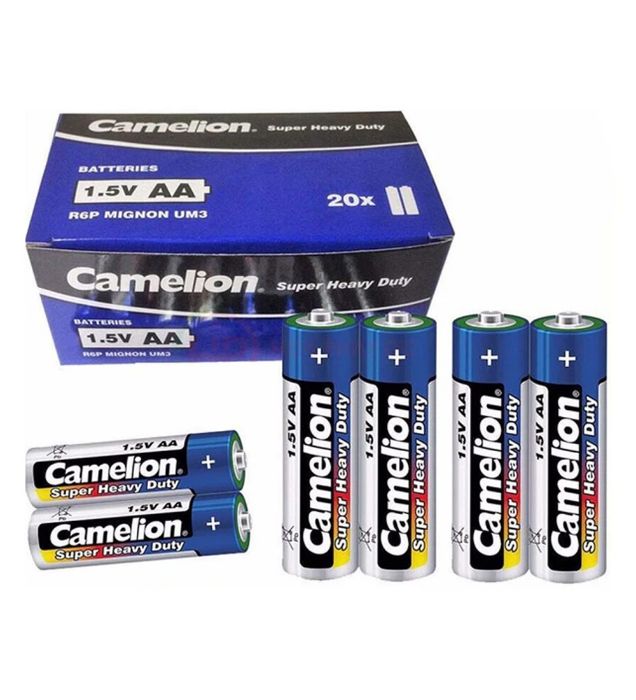 تصویر  باتری قلمی کملیون مدل Super Heavy Duty بسته 20 عددی