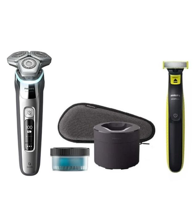 تصویر  ماشین اصلاح صورت (ریش تراش) فیلیپس مدل S9985 به همراه خط زن