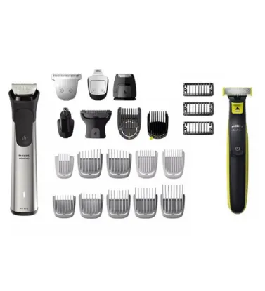 تصویر  ماشین اصلاح سر و صورت (ریش تراش) فیلیپس مدل MG9510 به همراه ماشین اصلاح وان بلید مجموعه 2 عددی