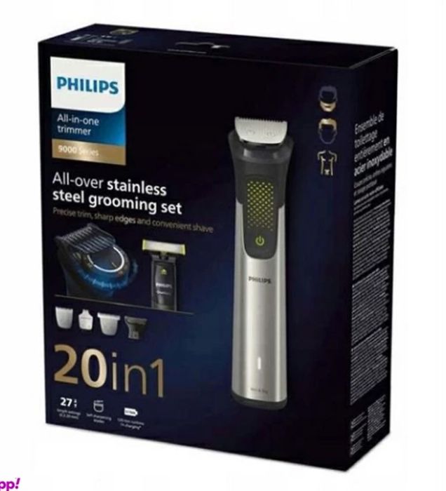 تصویر  ماشین اصلاح سر و صورت (ریش تراش) فیلیپس مدل MG9553 به همراه ماشین اصلاح وان بلید مجموعه 2 عددی