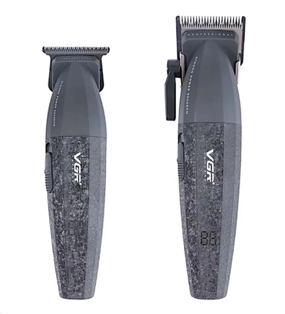 تصویر  ماشین اصلاح سر و صورت وی جی آر مدل V_640 مجموعه 2 عددی