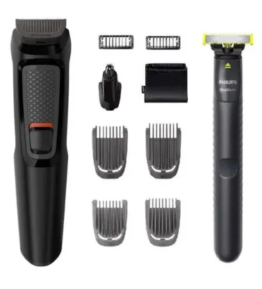 تصویر  ماشین اصلاح سر و صورت فیلیپس مدل Series 3000 به همراه ماشین اصلاح وان بلید مجموعه 2 عددی