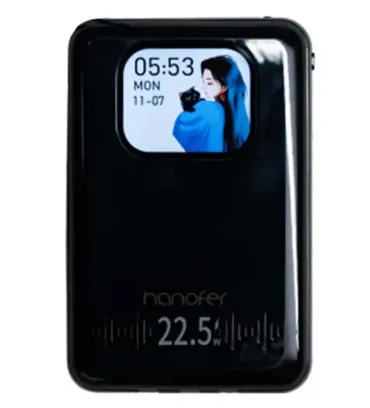 تصویر پاوربانک 22.5W هانوفر مدل 10000 mAh 4output Smart treasure ظرفیت 10000 میلی آمپر ساعت