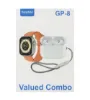 تصویر  ساعت هوشمند هاینو تکو GP-8 همراه با هندزفری