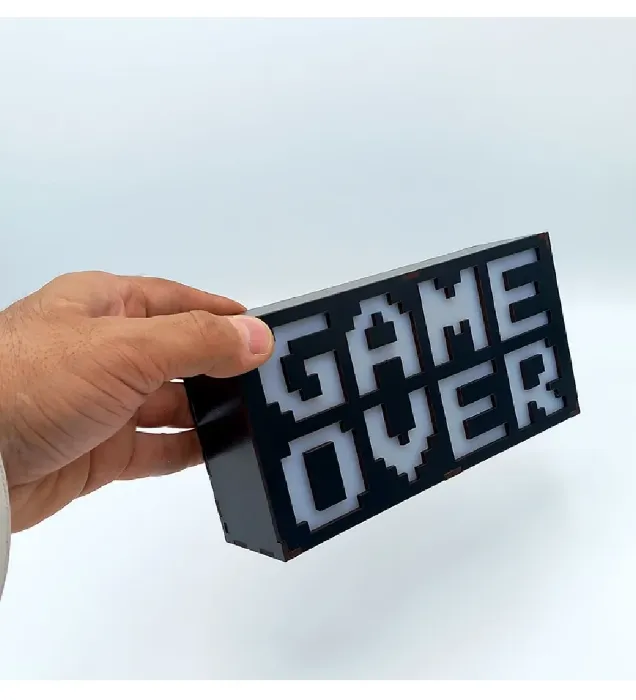 تصویر  آیکون لایت طرح GAME OVER کد GAS-01