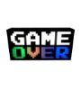 تصویر  آیکون لایت طرح GAME OVER کد GAS-01