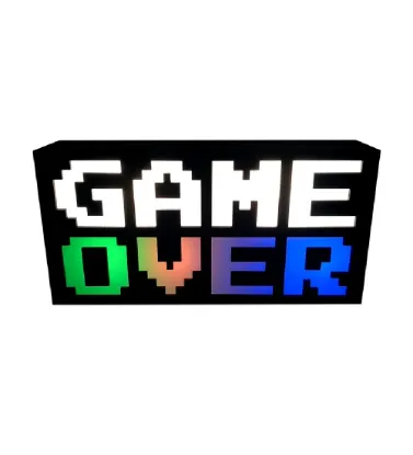 نمایش جزئیات برای آیکون لایت طرح GAME OVER کد GAS-01 تصویر آیکون لایت طرح GAME OVER کد GAS-01