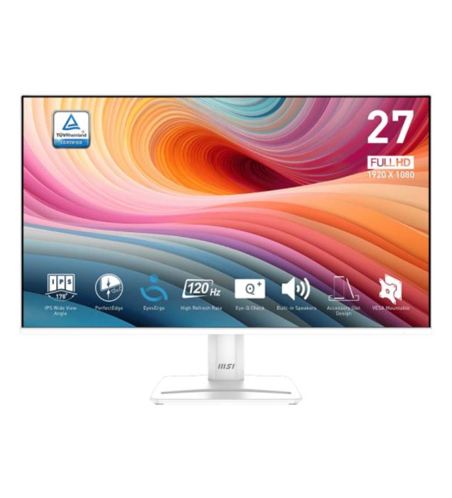 تصویر  مانیتور ام اس آی مدل PRO MP275W E2 با سایز 27 اینچ