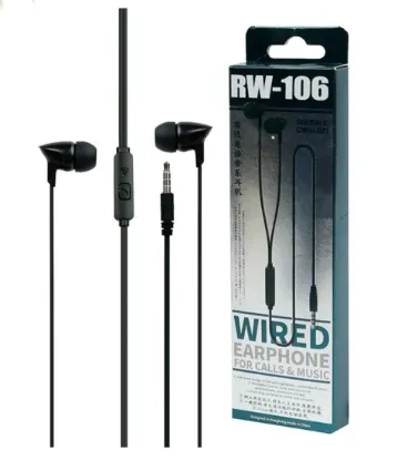 نمایش جزئیات برای هندزفری سیمی ریمکس مدل RW-106 تصویر هندزفری سیمی ریمکس مدل RW-106