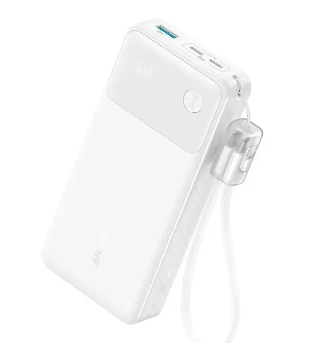 تصویر  پاوربانک انکر مدل A1384 ظرفیت 20000 میلی آمپر ساعت به همراه کابل USB-C