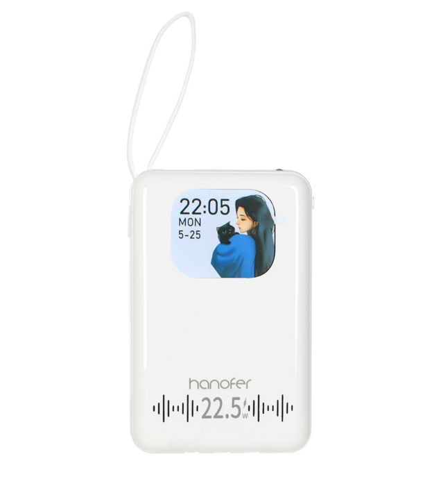 تصویر  پاوربانک 22.5W هانوفر مدل 10000 mAh 4output Smart treasure ظرفیت 10000 میلی آمپر ساعت