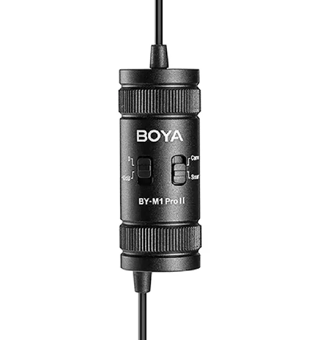 تصویر  میکروفون یقه ای بویا مدل BY-M1 Pro II