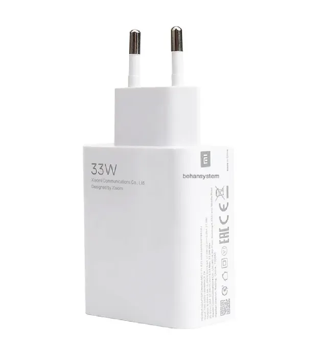 تصویر  شارژر دیواری 33W فست تک پورت شیائومی مدل MDY-11-EZ به همراه کابل شارژ Type-C