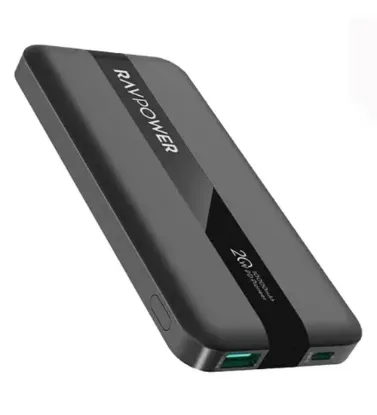 تصویر  پاوربانک راوپاور 20W مدل RP-PB1236 ظرفیت 10000 میلی آمپر ساعت