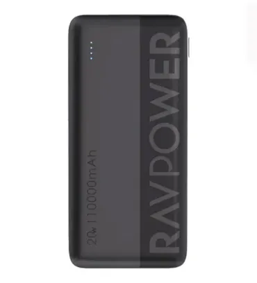 تصویر پاوربانک راوپاور 20W مدل RP-PB1228 PD Pioneer ظرفیت 10000 میلی آمپر ساعت