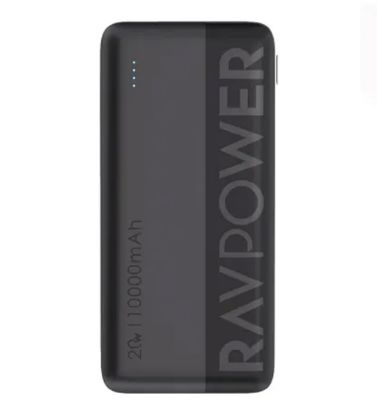تصویر  پاوربانک راوپاور 20W مدل RP-PB1228 PD Pioneer ظرفیت 10000 میلی آمپر ساعت