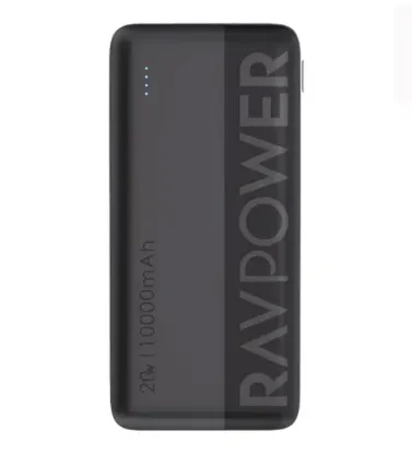 تصویر  پاوربانک راوپاور 20W مدل RP-PB1228 PD Pioneer ظرفیت 10000 میلی آمپر ساعت