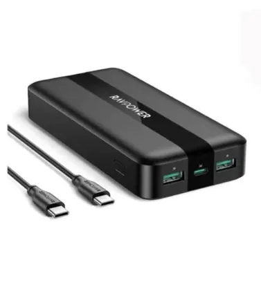 تصویر  پاوربانک راوپاور 20W مدل RP-PB1235 ظرفیت 20000 میلی آمپر ساعت
