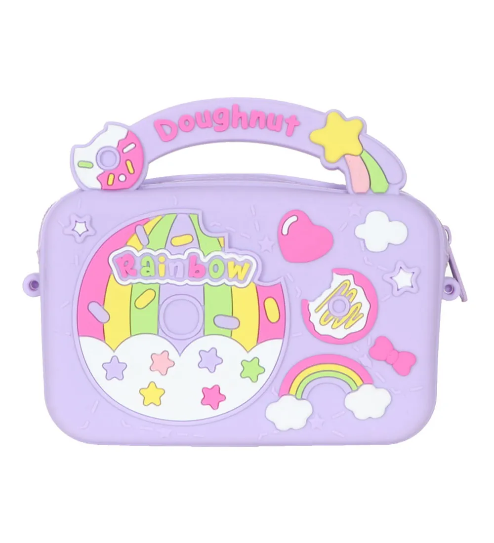 تصویر  کیف فانتزی سیلیکونی رین بو - طرح 6