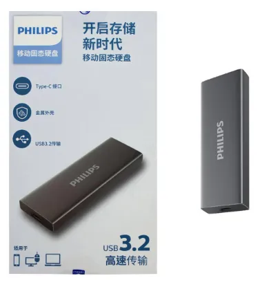 تصویر  هارد SSD اکسترنال فیلیپس مدل FM61PS200S PS ظرفیت 2 ترابایت