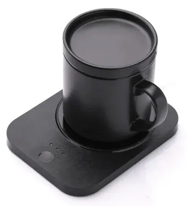 تصویر  ماگ هیتردار و شارژر وایرلس ویچنزو